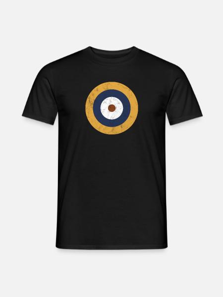 Spitfire Roundel - Men's T-Shirt - black