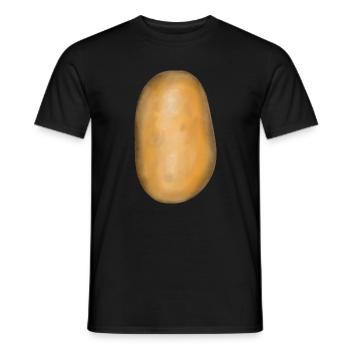 Potato Vegetables Potatoes Food Food Organic - Men's T-Shirt - black - Front - AI Model Male 178 light (178cm)