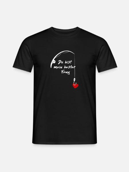 Du bist mein bester Fang - Männer T-Shirt - Schwarz