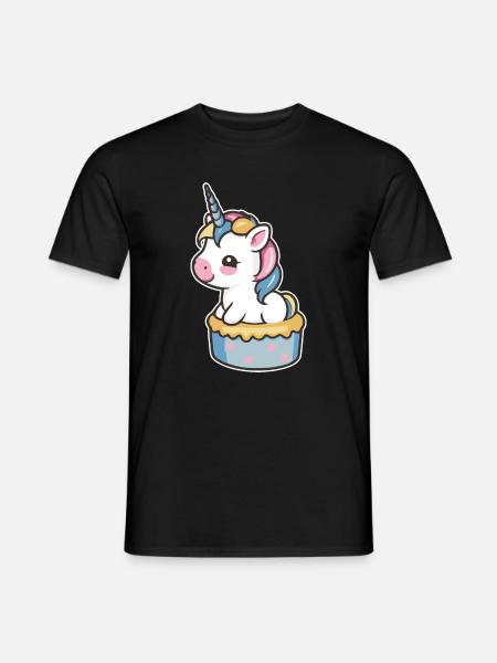 Unicorn Cake - Men's T-Shirt - black