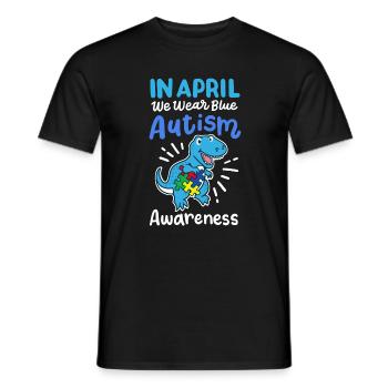 Monat der Aufklärung über Autismus - Männer T-Shirt - Schwarz - Vorne - AI Model Male 178 light (178cm)