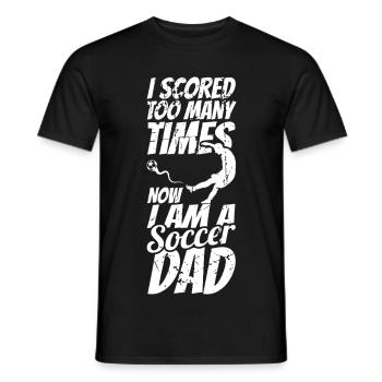 Soccer Dad - Men's T-Shirt - black - Front - AI Model Male 178 light (178cm)