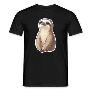 Paresse - T-shirt homme - noir - Devant - AI Model Male 178 light (178cm)