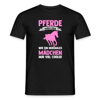 Reiten Pferdeliebhaber Reiterhof Pferde - Männer T-Shirt - Schwarz - Vorne - AI Model Male 178 light (178cm)