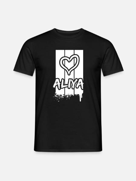 Aliya - Männer T-Shirt - Schwarz