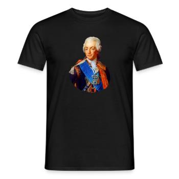 Gustave III - T-shirt homme - noir - Devant - AI Model Male 178 light (178cm)