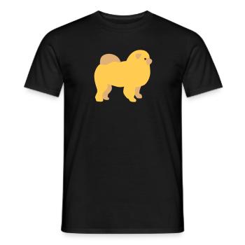 Chow-Chow - Männer T-Shirt - Schwarz - Vorne - AI Model Male 178 light (178cm)