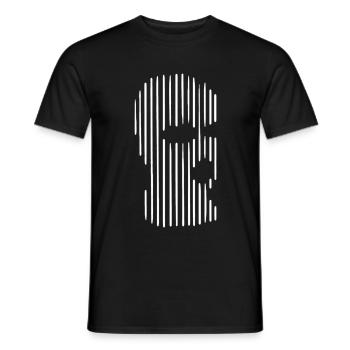 MASKE - Männer T-Shirt - Schwarz - Vorne - AI Model Male 178 light (178cm)