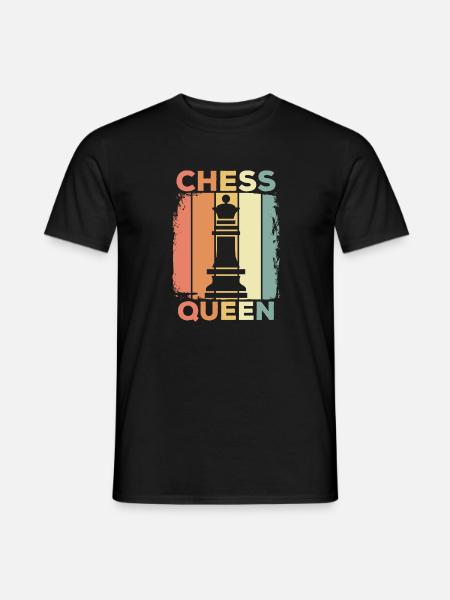 Échecs - T-shirt homme - noir