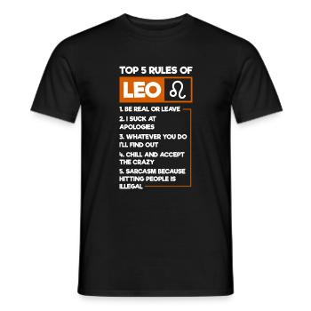 Sternzeichen Juli Aberglaube - Männer T-Shirt - Schwarz - Vorne - AI Model Male 178 light (178cm)
