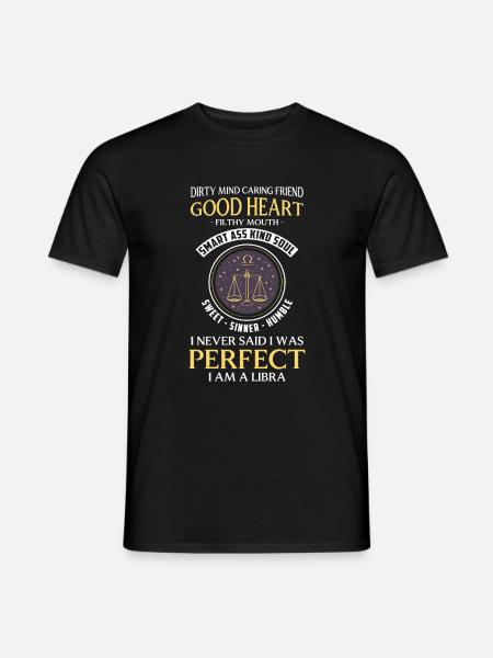 Libra Astrology Superstition Heaven - Men's T-Shirt - black
