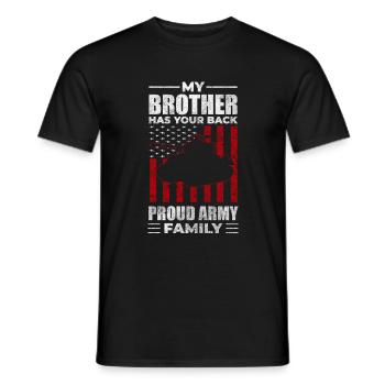 Leopard Soldier Firepower - Men's T-Shirt - black - Front - AI Model Male 178 light (178cm)