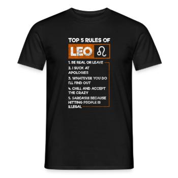 Horoscope Mois de naissance Planète - T-shirt homme - noir - Devant - AI Model Male 178 light (178cm)