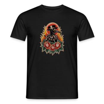 PEST DOKTOR - Männer T-Shirt - Schwarz - Vorne - AI Model Male 178 light (178cm)
