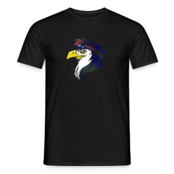 Îles Vierges britanniques - T-shirt homme - noir - Devant - AI Model Male 178 light (178cm)