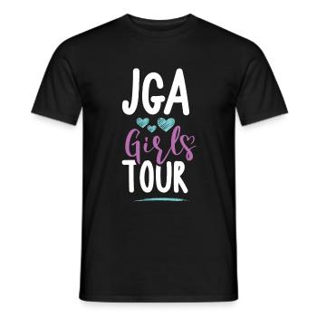 Jga Bachelorette Girls Tour - T-shirt homme - noir - Devant - AI Model Male 178 light (178cm)