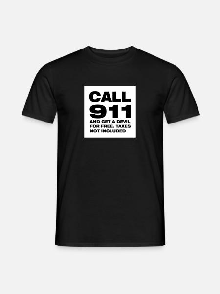 Nenne eins eins - Männer T-Shirt - Schwarz