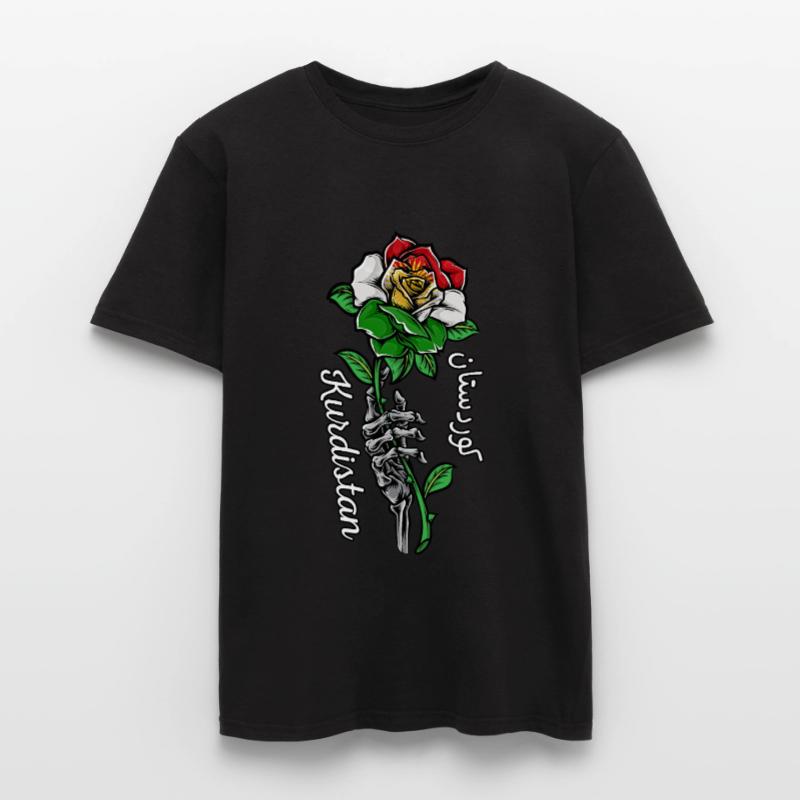 Drapeau du Kurdistan Bakur Bashur Rojava Rojhlt Newroz T-shirt homme