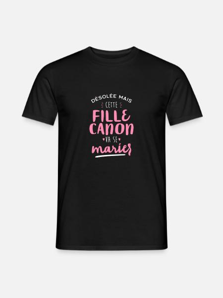 Cette fille canon evjf - T-shirt homme - noir