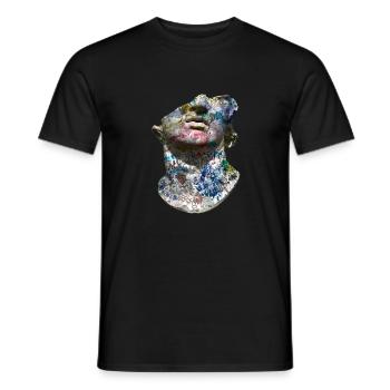 Antiker Vandalismus - Männer T-Shirt - Schwarz - Vorne - AI Model Male 178 light (178cm)