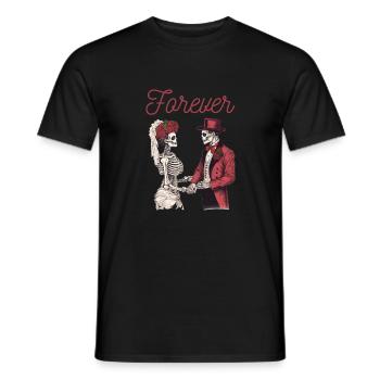 Forever - Für immer dein - Männer T-Shirt - Schwarz - Vorne - AI Model Male 178 light (178cm)