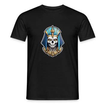 Pharaoh- Mummy - Egypt - Men's T-Shirt - black - Front - AI Model Male 178 light (178cm)