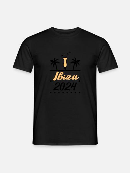 ibiza 2024 - Männer T-Shirt - Schwarz