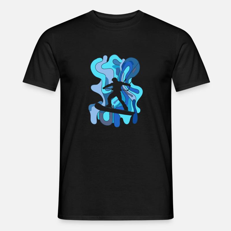 Wakeboard Wakeboard - T-shirt homme - noir