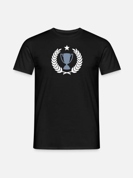 Laurel wreath (Cup) 01 - Men's T-Shirt - black