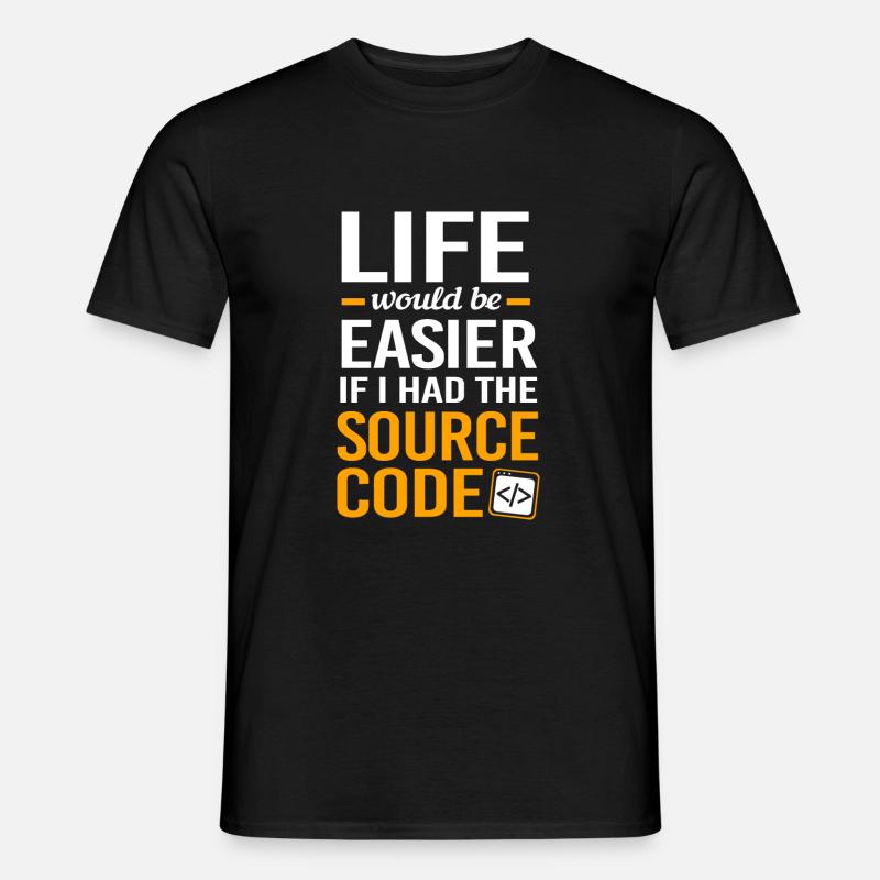 Cyber programmeur cybersécurité Hacker - T-shirt homme - noir
