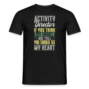Activity Director Appreciation - Männer T-Shirt - Schwarz - Vorne - AI Model Male 178 light (178cm)