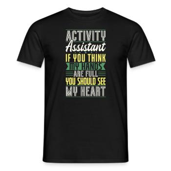 Activity Assistant Appreciation - Männer T-Shirt - Schwarz - Vorne - AI Model Male 178 light (178cm)