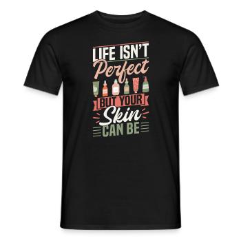 Beautician Make Up Artist Life - Männer T-Shirt - Schwarz - Vorne - AI Model Male 178 light (178cm)
