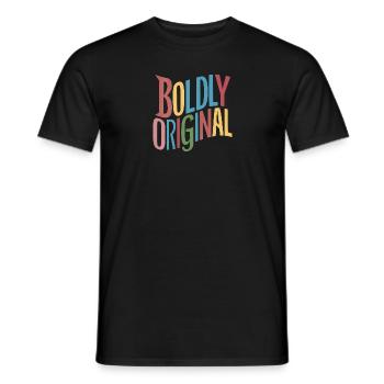 Audacieusement original - T-shirt homme - noir - Devant - AI Model Male 178 light (178cm)