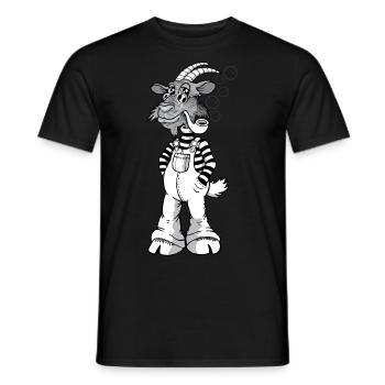 Goat Goat - Men's T-Shirt - black - Front - AI Model Male 178 light (178cm)
