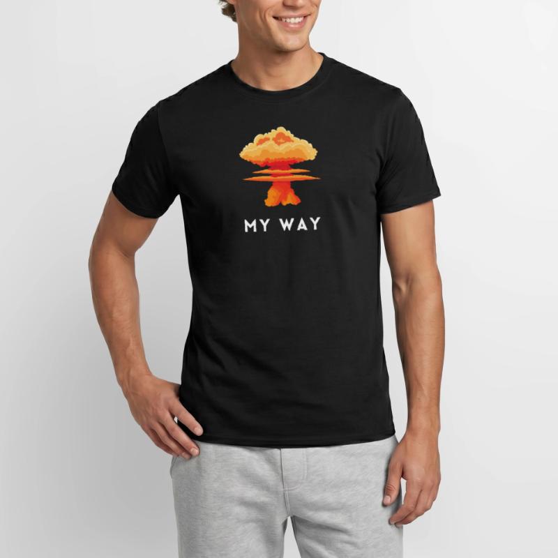 stubborn adamant implacable explosive pigheaded Men’s T-shirt