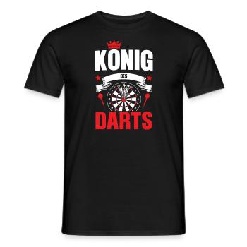 Darts Darten Darter Geschenk - Männer T-Shirt - Schwarz - Vorne - AI Model Male 178 light (178cm)