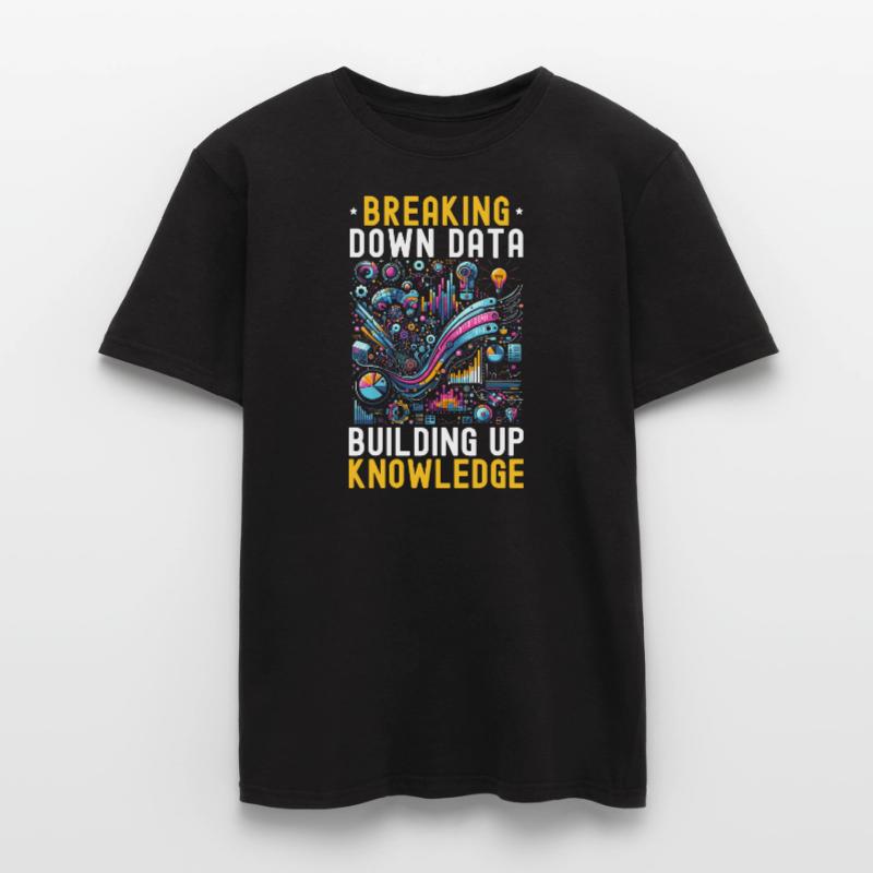 Data Science Datenanalyse Machine Learning Daten Männer T-Shirt