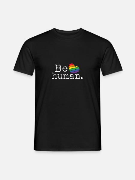 Be Human - Men's T-Shirt - black