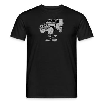 LR Lightweight 4x4 Offroad Off-Road Vehicle Car - Men's T-Shirt - black - Front - AI Model Male 178 light (178cm)