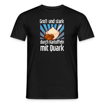 DDR Sprüche über Ostdeutschland für einen Ossi - Männer T-Shirt - Schwarz - Vorne - AI Model Male 178 light (178cm)