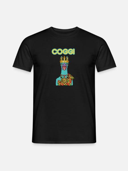 COGGI AFRIKANISCHER KÖNIG - Männer T-Shirt - Schwarz