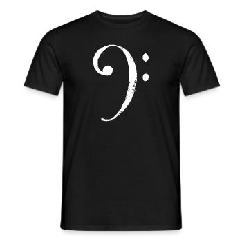 Ink Spiral Emblem - Men's T-Shirt - black - Front - AI Model Male 178 light (178cm)