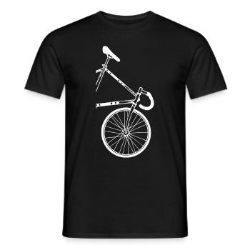 Humor Bike Gift Man Cyclist - Men's T-Shirt - black - Front - AI Model Male 178 light (178cm)