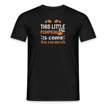 This Little Pumpkin Is Going To... - Men's T-Shirt - black - Front - AI Model Male 178 light (178cm)