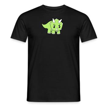 Dino - T-shirt homme - noir - Devant - AI Model Male 178 light (178cm)