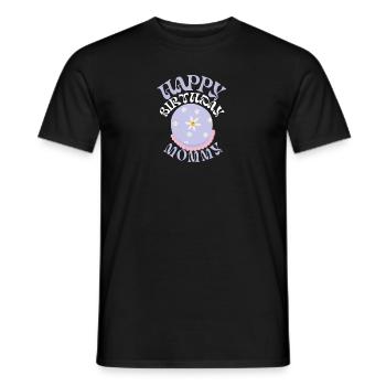 Joyeux anniversaire maman - T-shirt homme - noir - Devant - AI Model Male 178 light (178cm)