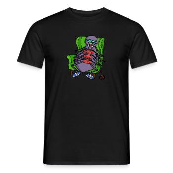 Araignée à tricoter de « Zora à la clinique Savannah » - T-shirt homme - noir - Devant - AI Model Male 178 light (178cm)