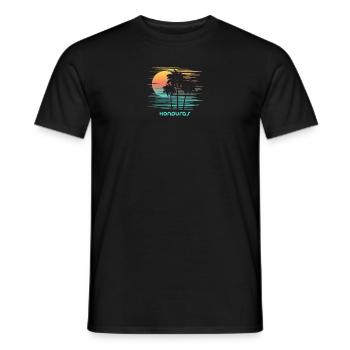 Honduras Vacances souvenirs élégantes - T-shirt homme - noir - Devant - AI Model Male 178 light (178cm)