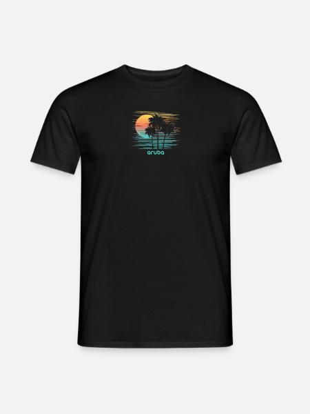 Aruba Stylish Souvenir Vacation - Men's T-Shirt - black